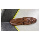 Hand Carved Wooden Mask Wall Decor