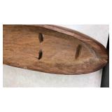 Hand Carved Wooden Mask Wall Decor