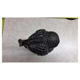 African Ebony Wood Carved Bust