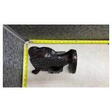 African Ebony Wood Carved Bust