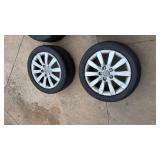 Audi 17-inch Wheels with Continental Tires Set of 4