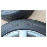 Audi 17-inch Wheels with Continental Tires Set of 4