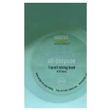 Martha Stewart 7-Quart Plastic Mixing Bowl - Aqua