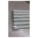 Small White Plastic Container - Clamshell Storage Case