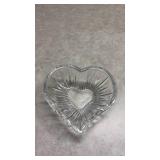Crystal Heart Shaped Candy Dish