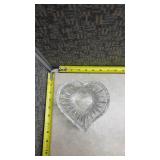 Crystal Heart Shaped Candy Dish