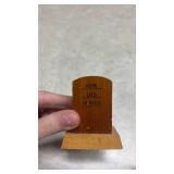 Wooden Tombstone Salt and Pepper Shakers from Leakey,Texas. (SS)