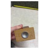 Wooden Tombstone Salt and Pepper Shakers from Leakey,Texas. (SS)