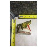 Autumn Leaf Ceramic Salt and Pepper Shakers - Some Chips. (SS)