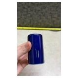 Niagara Falls Canada Cobalt Blue Salt and Pepper Shakers - Crakes on 1 of Them and Small Hole(SS)