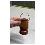 Indian City Salt and Pepper Shaker Set with Stand.  (SS)