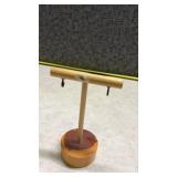 Indian City Salt and Pepper Shaker Set with Stand.  (SS)