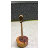 Indian City Salt and Pepper Shaker Set with Stand.  (SS)