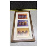 Anne Geddes Floral Trio Print Set in Wood Frame