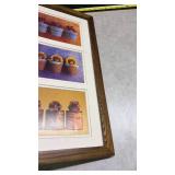 Anne Geddes Floral Trio Print Set in Wood Frame