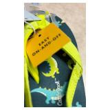 Cat & Jack Dinosaur Kids Flip Flops Size L(9/10)