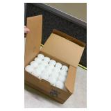 Emkay White Votive Candles - Full Box
