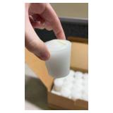 Emkay White Votive Candles - Full Box