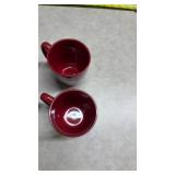Corelle Red Stoneware Coffee Mugs Set of 4