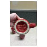 Corelle Red Stoneware Coffee Mugs Set of 4