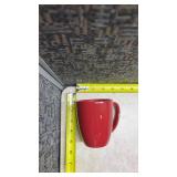 Corelle Red Stoneware Coffee Mugs Set of 4