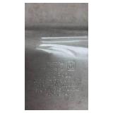 Anchor Hocking Clear Glass Loaf Pan and a Pyrex Brown Loaf Pan