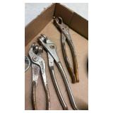 Mixed Tool Lot with Proto Channel Lock Pliers