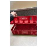 2 Coca-Cola Plastic Bottle Crates