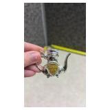Colorado Souvenir Miniature Silver Teapot Salt Shaker Set