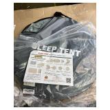 Bed Canopy Bed Tent Dream Tents Privacy Twin Size Sleeping Tents Indoor Pop Up Portable Frame Curtain Breathable with Mosquito Mesh Window for Kids and Adult(Mattress Not Included) Light Gray