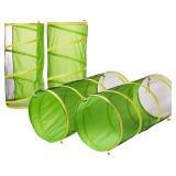 UTEX 8 in 1 Pop Up Children Play Tent House with 4 Tunnel, 4 Tents for Boys, Girls, Babies and Toddlers for Indoor and Outdoor Use