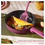 CAROTE Non Stick Pots and Pans Set, Cookware Sets Nonstick, Kitchen Cooking Set with Stay-Cool Handles,with Silicone Tools and Pot Protectors,16 Piece