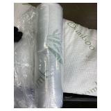 King Size Memory Foam Pillows Set of 2, Bed Pillow for Sleeping, Firm Pillow Gel for Neck Support, Hotel Quality Bed Rest Pillow with Cooling Zippered Breathable Cover King 2 Pack