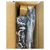 Black Minimalist Swivel Stool with Wheel Perfect for Work SPA Shop Massage Height-Adjustable and Cost-Effective Rolling Stool Chair with Square Seat