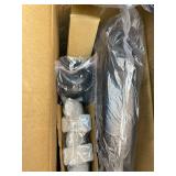 Black Minimalist Swivel Stool with Wheel Perfect for Work SPA Shop Massage Height-Adjustable and Cost-Effective Rolling Stool Chair with Square Seat