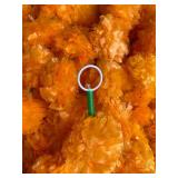 Giegxin 15 Pack Marigold Garland for Decoration 5 ft Long Strands Faux Artificial Marigold Flowers for Dia De Los Muertos Diwali Indian Wedding Party Decorations(Light Orange)