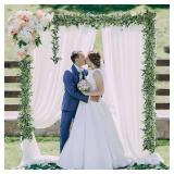 Sggvecsy Artificial Eucalyptus Garland 6 Pack Fake Eucalyptus Greenery Garland Faux Hanging Plants Artificial Vines, 5.6 Feet/Strand for Wedding Backdrop Arch Wall Table Party Outdoor Festival Decor