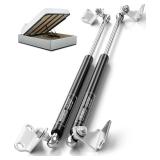 Vepagoo 2 Pack Soft Close Gas Struts 15 Inch - 67Lb/300N Heavy Lid Lift Support for Toolbox Toy Box, Cabinet & Boat Hatch to Slow Down and Slow Close,with Mounting Brackets, (Fit 34lb-80lb Lid)