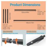 4ft & 6ft Collapsible Bo Staff Foam-Padded Martial Arts Training Staff for Safe Practice, Portable Design with Carry Bag