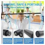 4ft & 6ft Collapsible Bo Staff Foam-Padded Martial Arts Training Staff for Safe Practice, Portable Design with Carry Bag