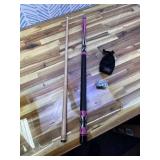 Pool Cue Stick,Pro Cue with Hard Case,Pool Sticks for Adults,Womens Pool Cue,Pool Cues for Men,58inch 19-21oz Billiard Stick Pool Cue Set,Pink/Orange/Green