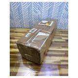 XiNBEi Lighting Brass Semi Flush Mount Ceiling Light Modern 2-Light Sputnik Chandelier Ceiling Light Fixtures Industrial Light Fixture for Bedroom Dining Room Hallway (LED Bulb Included)