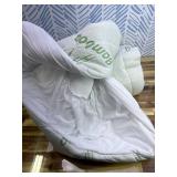 Ultra Soft Twin Size Mattress Topper - Viscose Made from Bamboo Pillow Top Mattress Pad for Back Pain Relief - Naturally Cooling for Hot Sleepers, Green