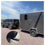 MusixiA Trailer Tow Hitch Receiver Kit for Ford Bronco 2021 2022 2023 2024 2025 2 Door & 4 Door Hitch Receiver with Cover, 2 Inch Receiver Hitch Towing Hook (Exclude Bronco Sport)