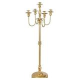 Retails for $155! Candlestick Holders Retro Floor-Standing Tall Candlestick Wedding Arrangement Metal Five-Head Candle Holder
