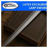 Szco 28 Latex Excalibur LARP Sword Adult Medieval Cosplay Prop, Costume Accessory for LARP & Theatrical Use (18+)