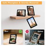 40 Packs 4x6 Picture Frame Black, Engineered Wood 4 x 6 Photo Frame, 4 by 6 Photo Poster Frame for Wall Hanging and Tabletop Set of 40, Black