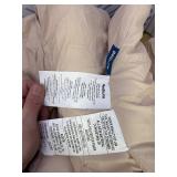 Bedsure Comforter Duvet Insert - Quilted Comforters Queen Size, All Season Duvet, GentleSoft Down Alternative Bedding, with 8 Tabs, Gifts for Women/Men, Beige, Queen 88 x 88 Inches