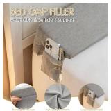 Novabright 76"x8"x5" Bed Wedge Pillow Gap Filler for Headboard Gap Filler Bed Wedge Pillow with Side Pocket Gaps Mattress Wedges Gaps Fillers to Stop Items Falling Down, Removable and Washable