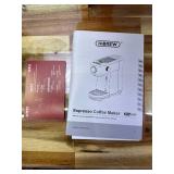 Retails for $160! HIBREW Espresso Machine 20 Bar, Semi-Automatic Cappuccino Maker with Milk Frother for Latte Art, Adjustable Temperature & Water Volume, with Display, Pressure Gauge & Stainless Steel